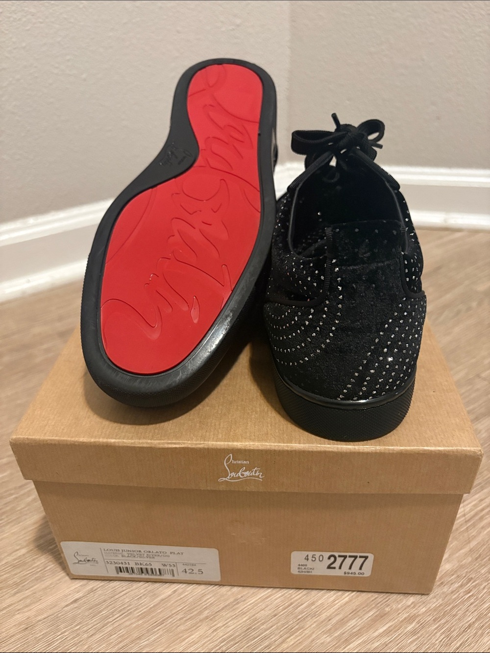 Christian Louboutin Louis Junior Orlato Flat 42.5